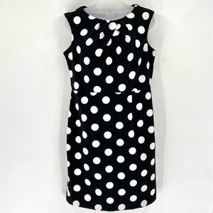 🍁STUDIO 01 Polka Dot Sleeveless Dress 0083